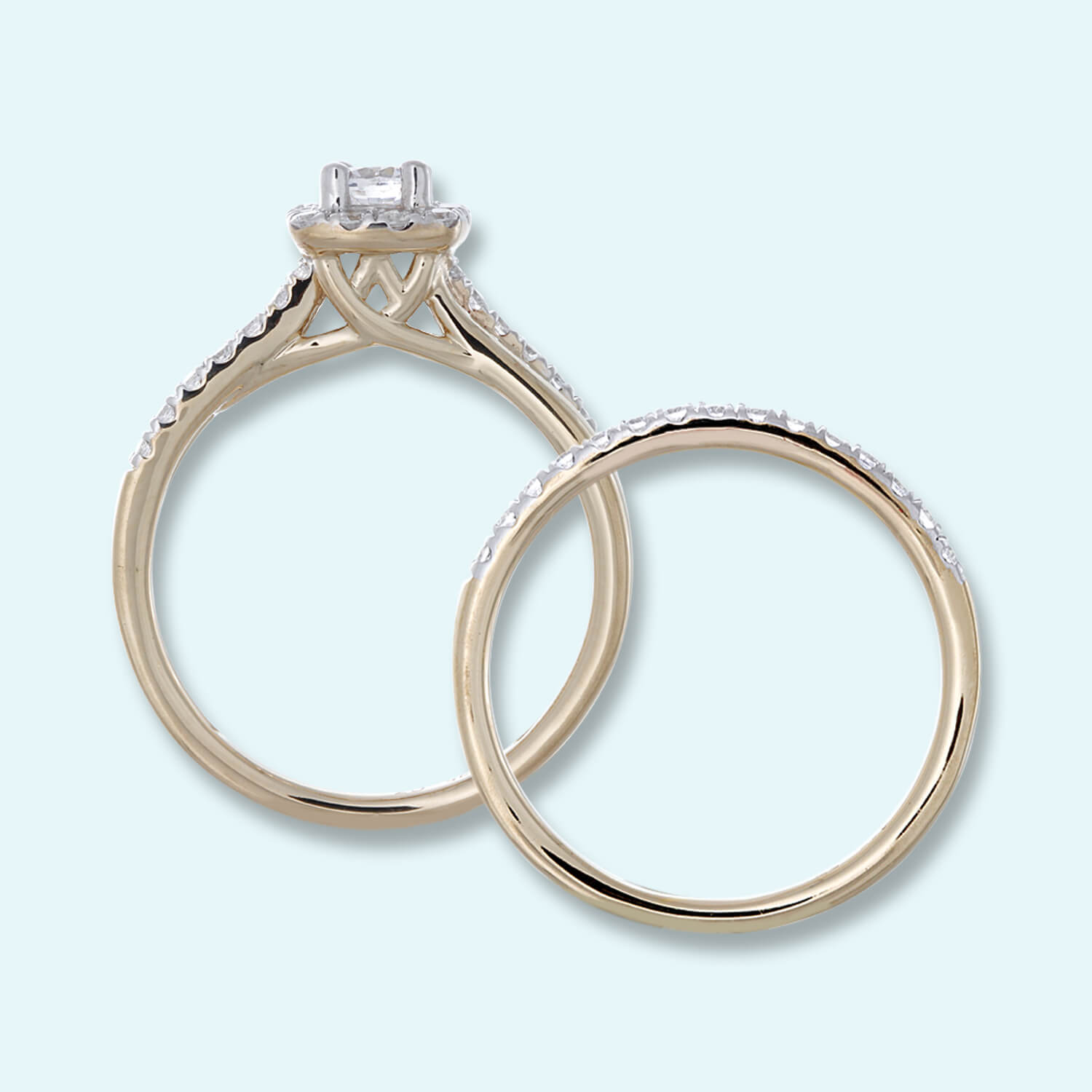 0.75 Ctw Bridal Ring Sets